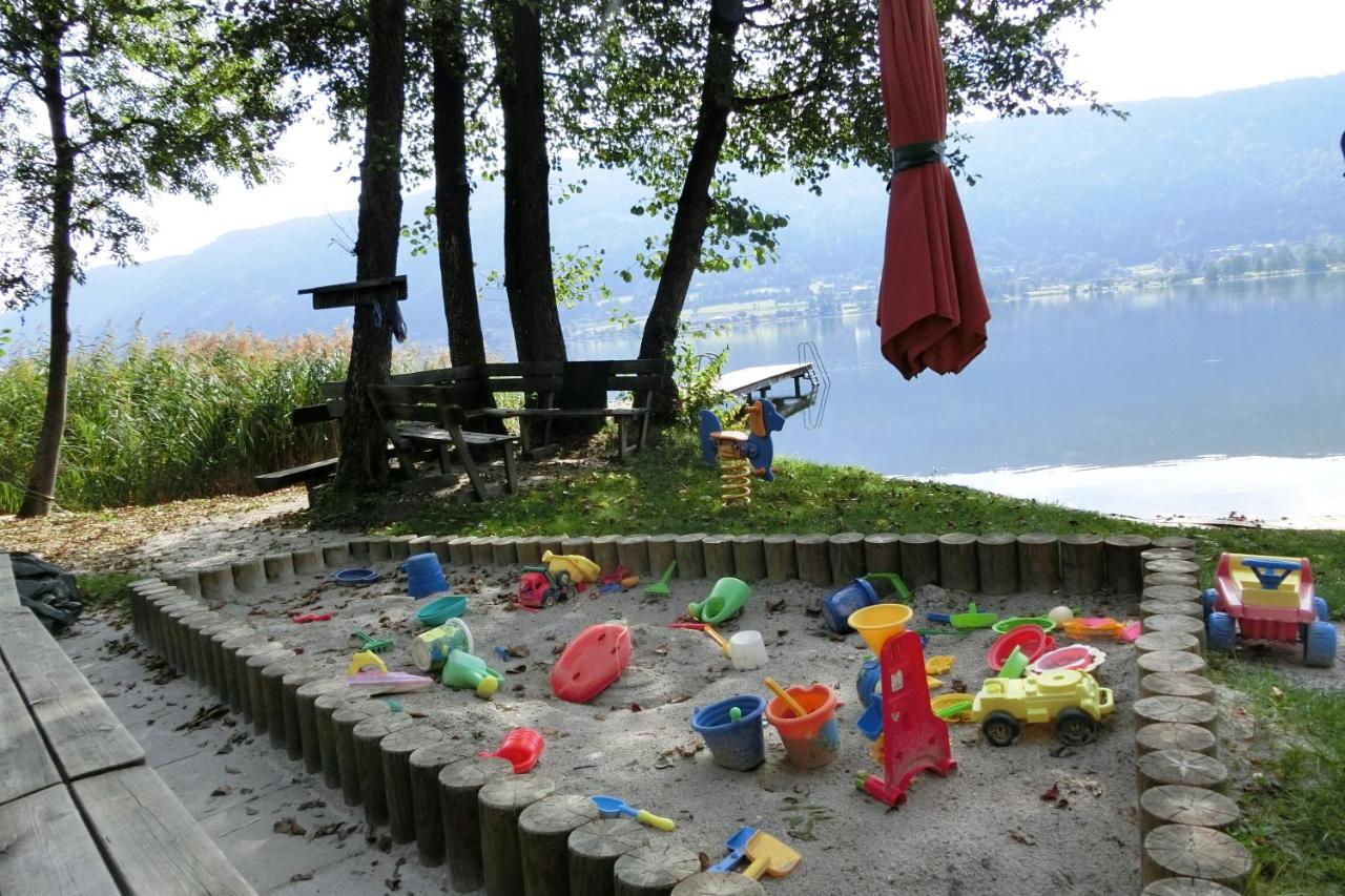 Maren Seeblick Appartement Haus Haensel&Gretel Direkt Am Ossiacher See Mit Hallenbad Stiegl Exterior photo