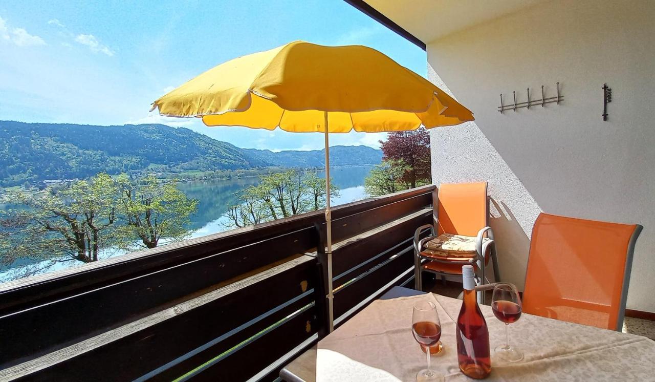 Maren Seeblick Appartement Haus Haensel&Gretel Direkt Am Ossiacher See Mit Hallenbad Stiegl Exterior photo