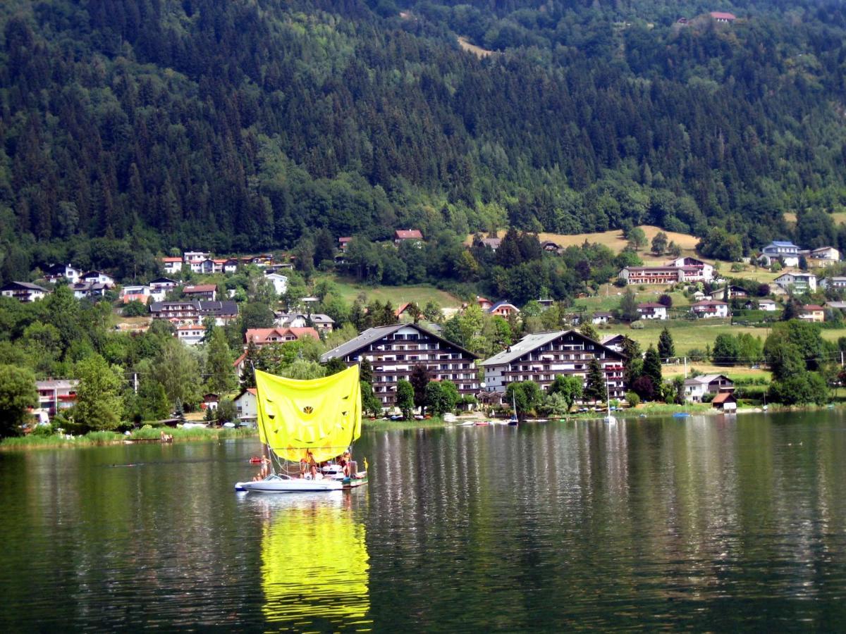 Maren Seeblick Appartement Haus Haensel&Gretel Direkt Am Ossiacher See Mit Hallenbad Stiegl Exterior photo