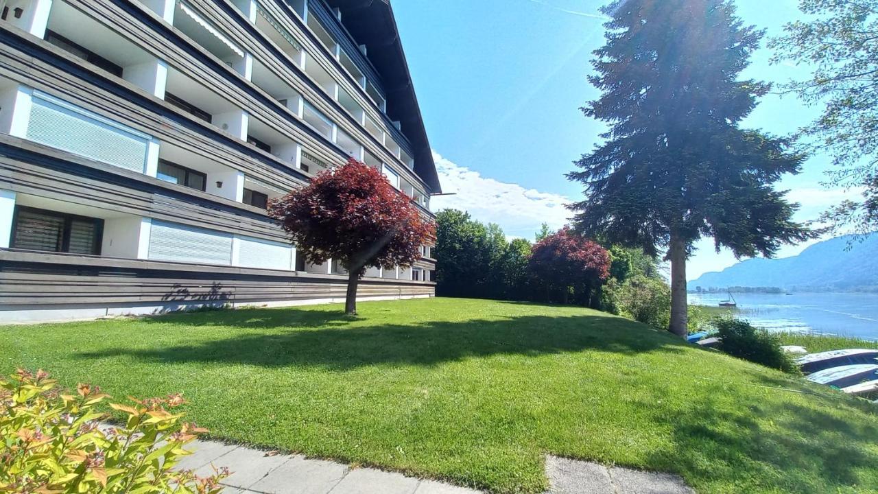 Maren Seeblick Appartement Haus Haensel&Gretel Direkt Am Ossiacher See Mit Hallenbad Stiegl Exterior photo